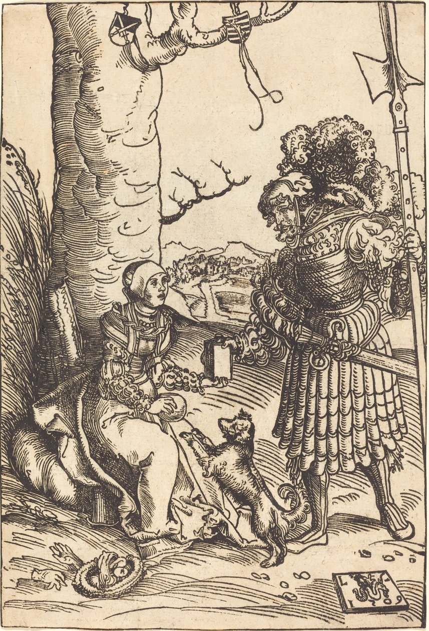 David und Abigail von Lucas Cranach the Elder