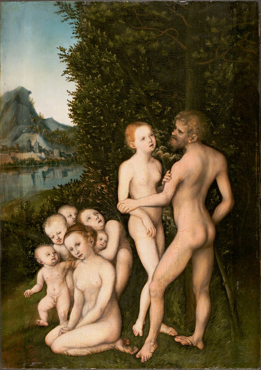 Urzeitliche Menschen von Lucas Cranach the Elder