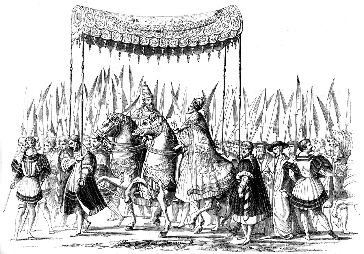 Kaiserlicher Umzug, 1529-1530 von Lucas Cranach the Elder