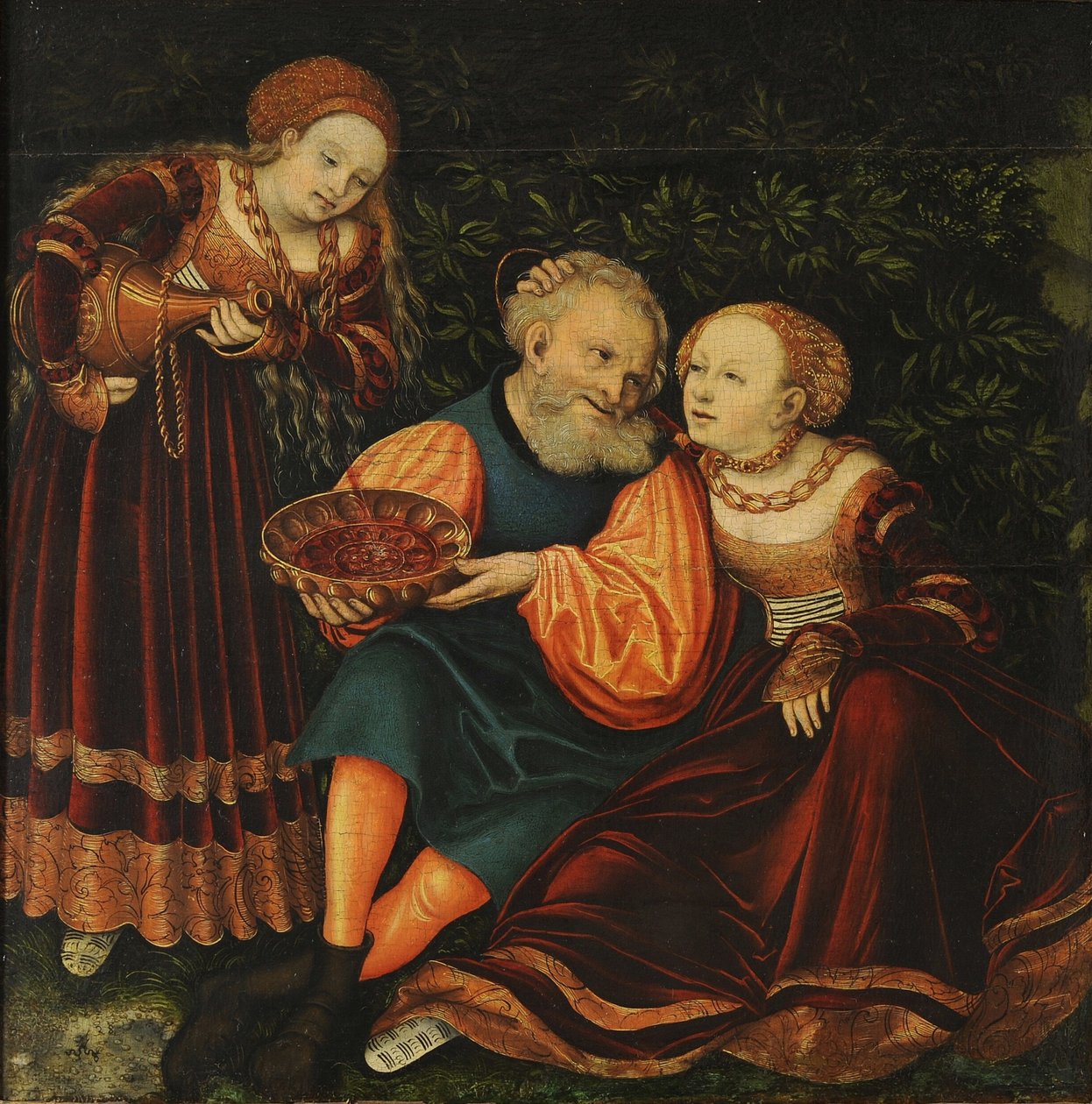 Lot und seine Töchter von Lucas Cranach the Elder