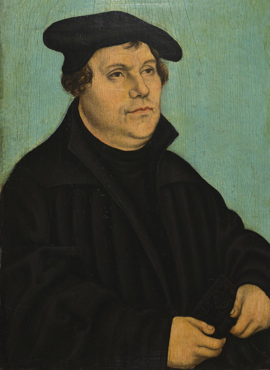 Porträt von Luther von Lucas Cranach the Elder