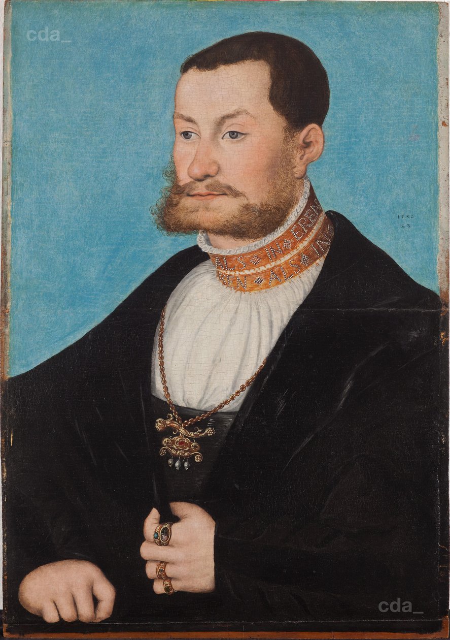 Porträt von Prinz Joachim von Lucas Cranach the Elder