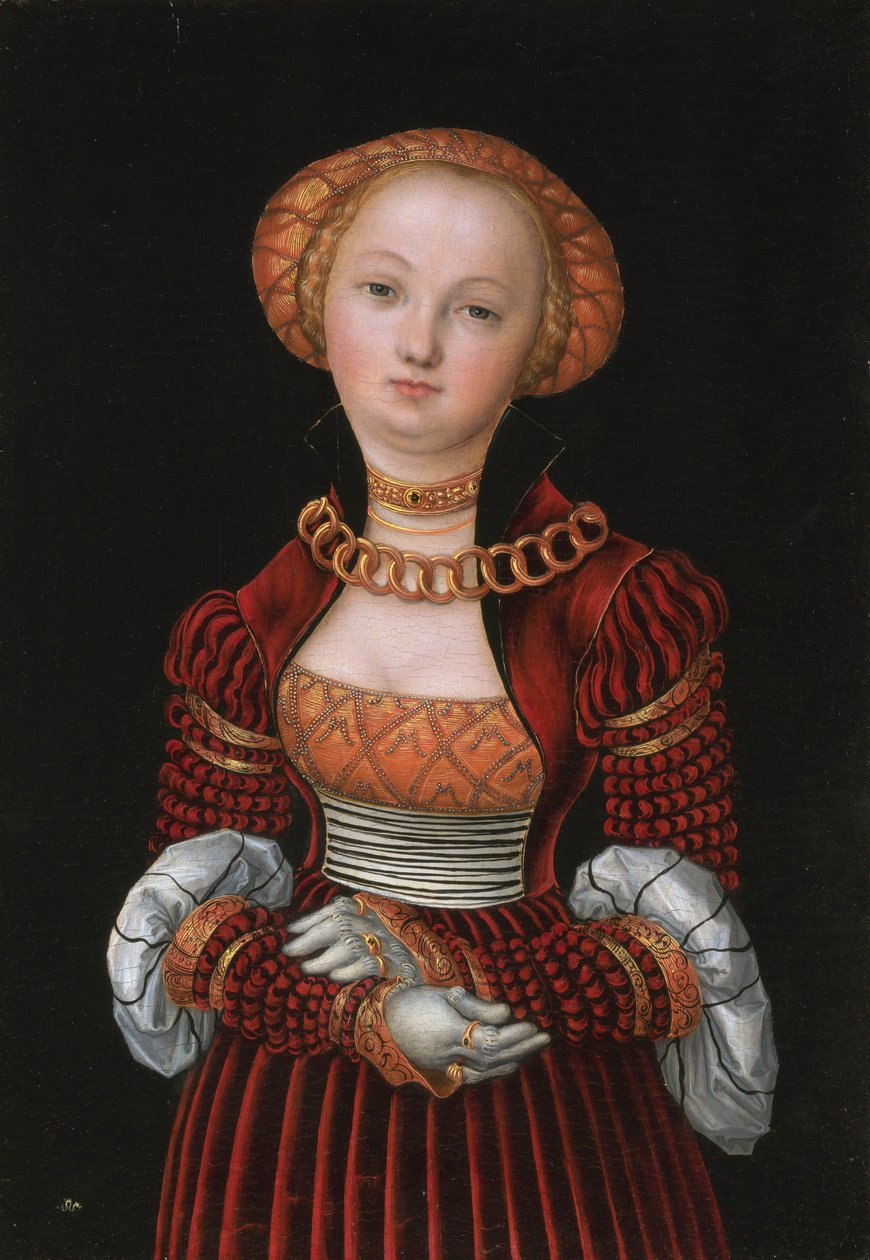 Porträt einer Frau von Lucas Cranach the Elder
