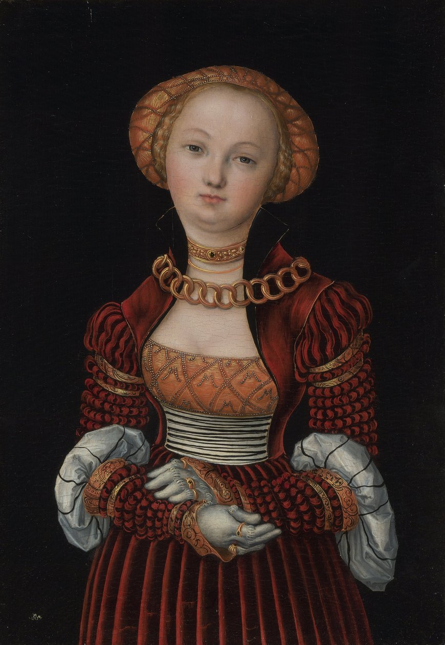 Porträt einer Frau von Lucas Cranach the Elder