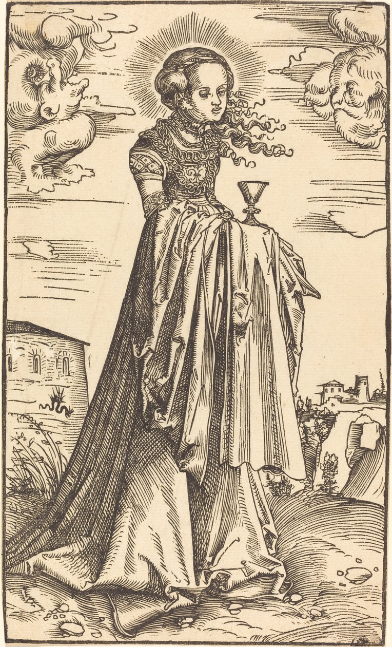 Heilige Barbara von Lucas Cranach the Elder