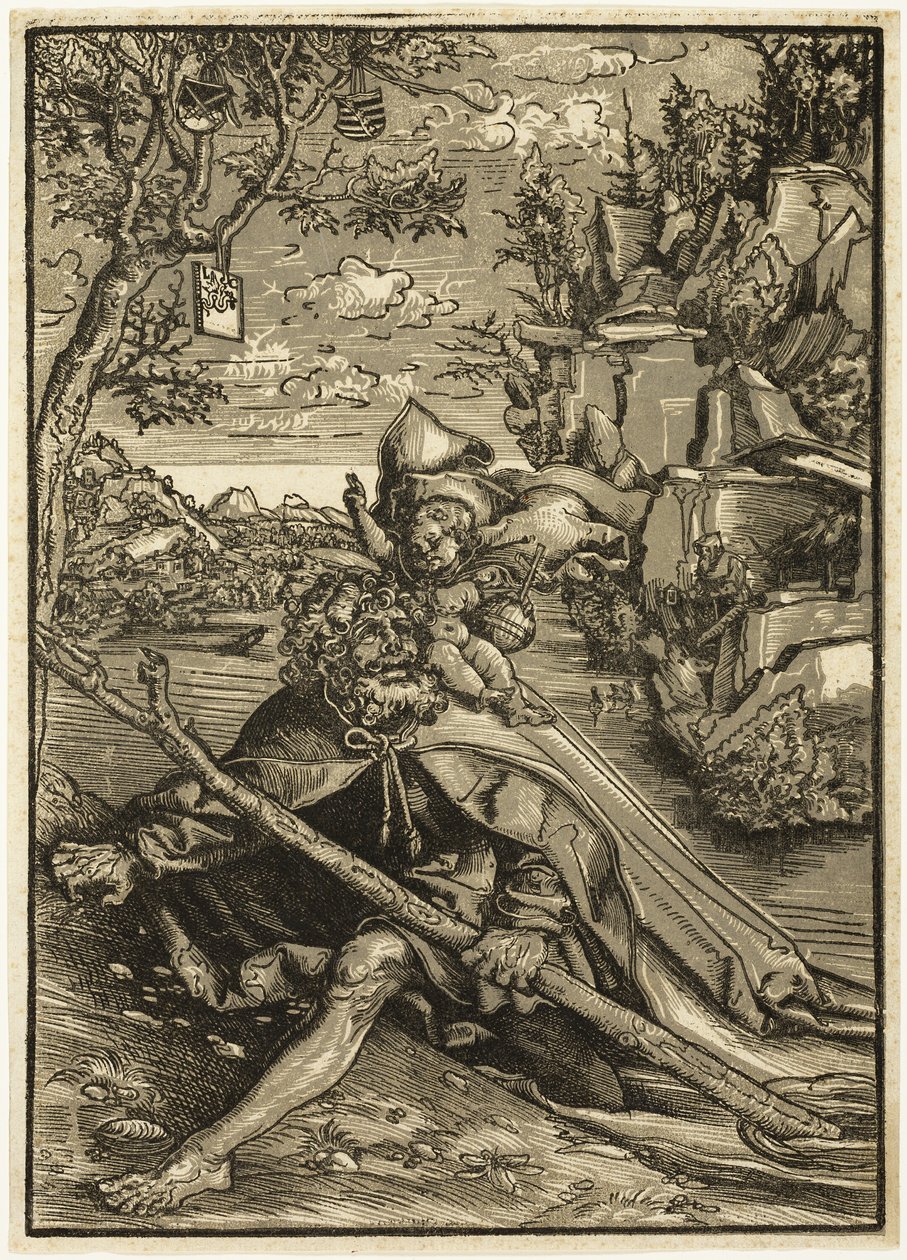 Heiliger Christophorus von Lucas Cranach the Elder