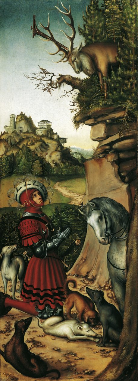 Heiliger Eustachius von Lucas Cranach the Elder