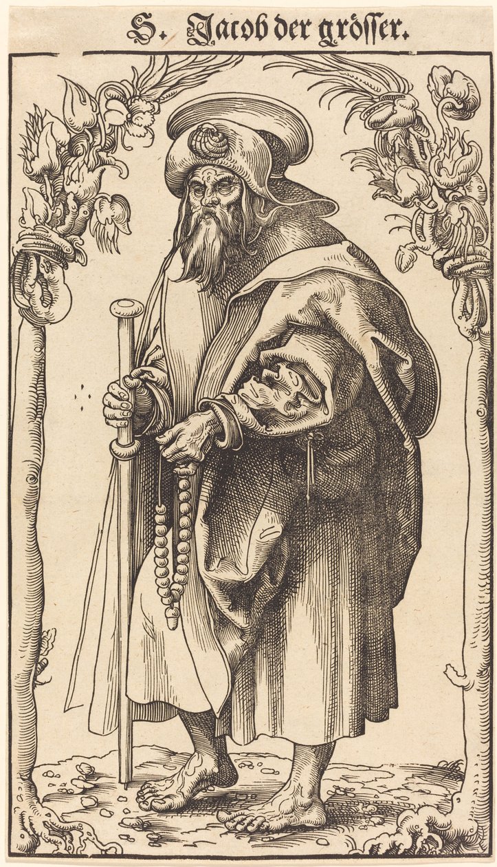 Heiliger Jakobus der Ältere von Lucas Cranach the Elder
