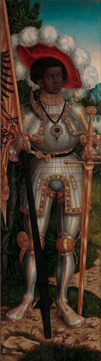 Der heilige Mauritius, ca. 1520-25 von Lucas Cranach the Elder