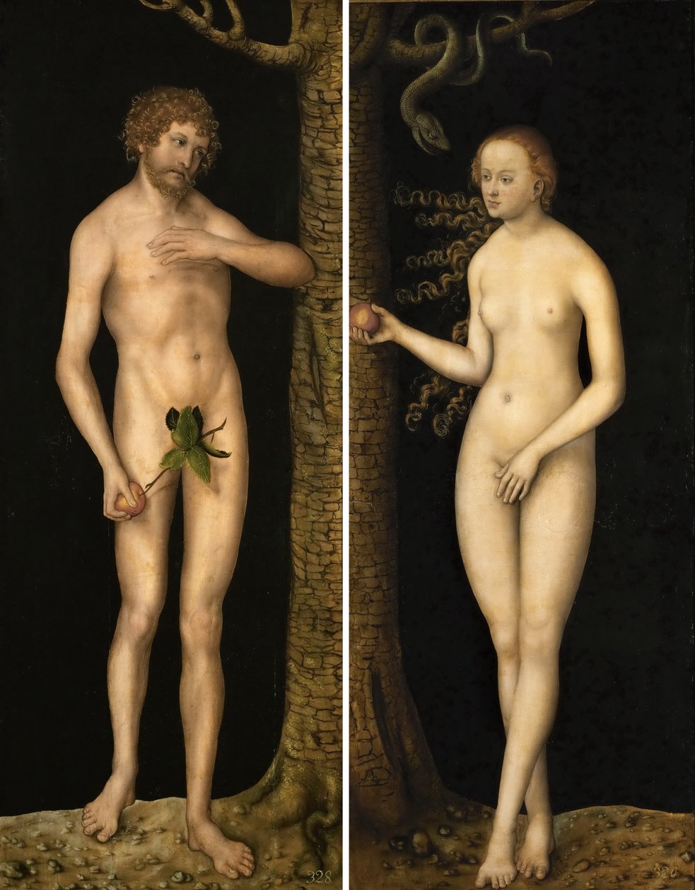 Der Sündenfall von Lucas Cranach the Elder