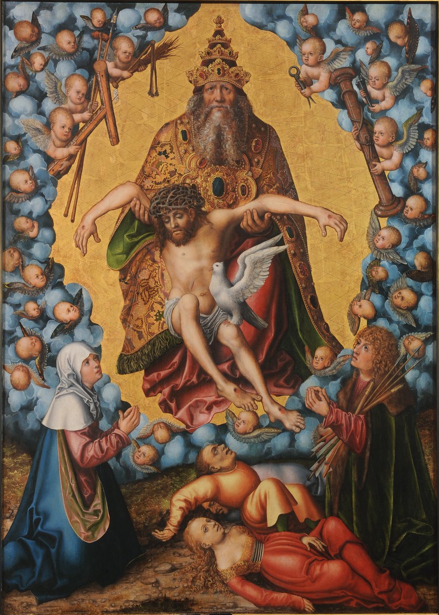 Die Heilige Dreifaltigkeit von Lucas Cranach the Elder