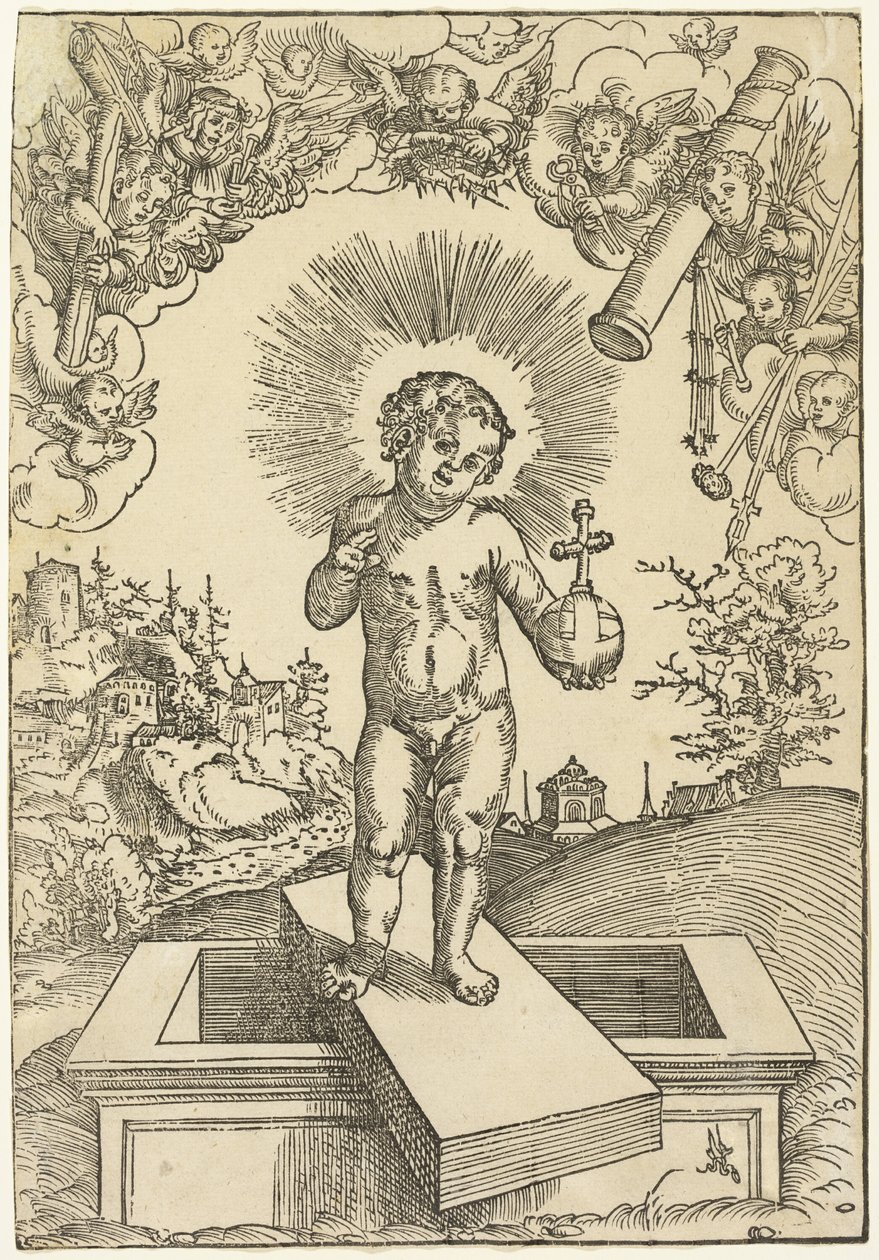 Das Jesuskind als Erlöser von Lucas Cranach the Elder