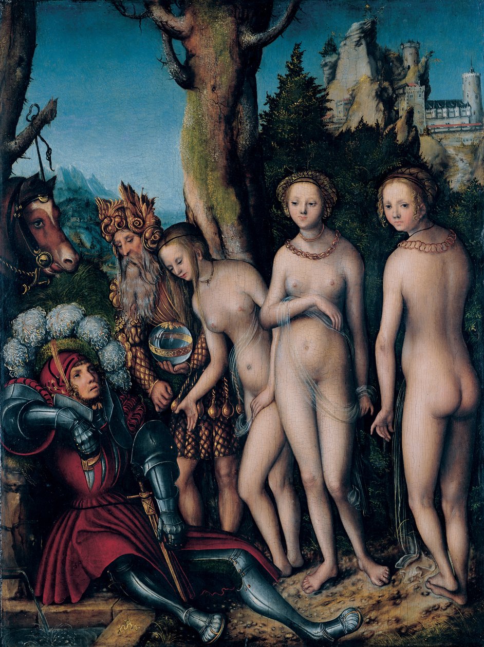 Das Urteil des Paris von Lucas Cranach the Elder