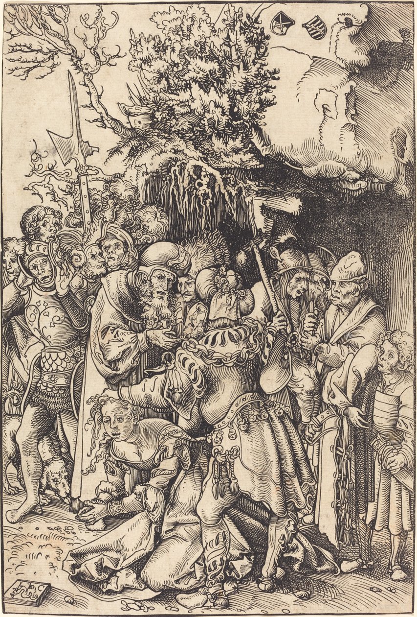 Das Martyrium der Heiligen Barbara von Lucas Cranach the Elder