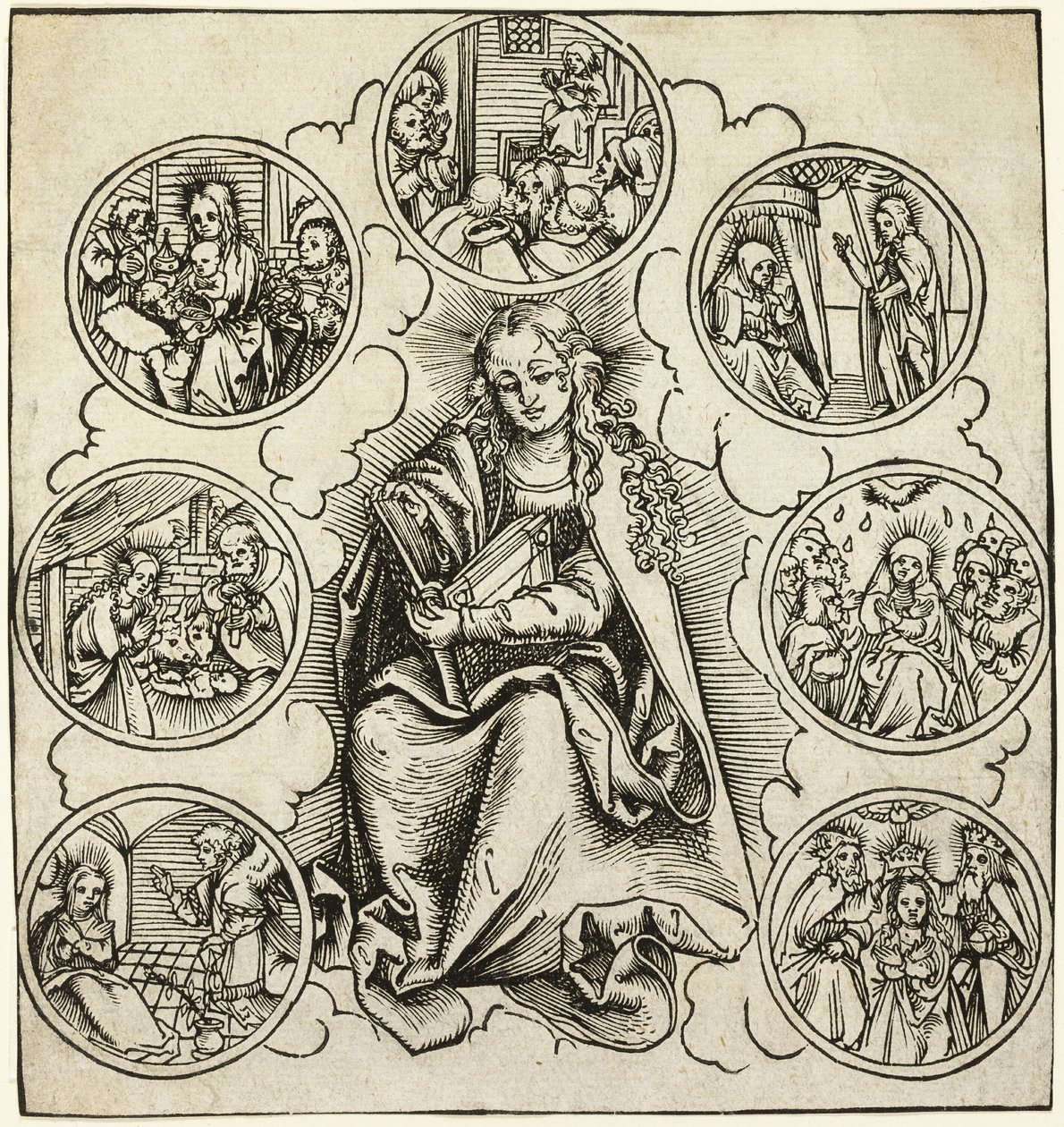 Die sieben Freuden Mariens von Lucas Cranach the Elder