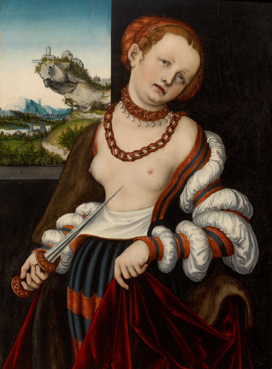 Der Selbstmord der Lucretia von Lucas Cranach the Elder