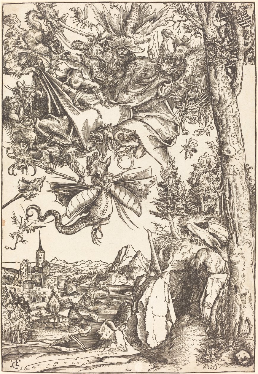 Die Versuchung des heiligen Antonius von Lucas Cranach the Elder