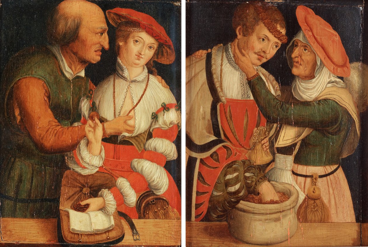 Die ungleichen Paare von Lucas Cranach the Elder
