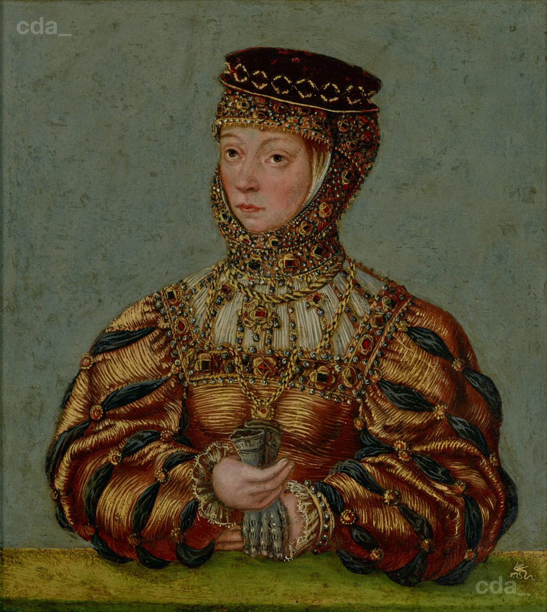 Barbara Radziwiłł von Lucas Cranach the Younger
