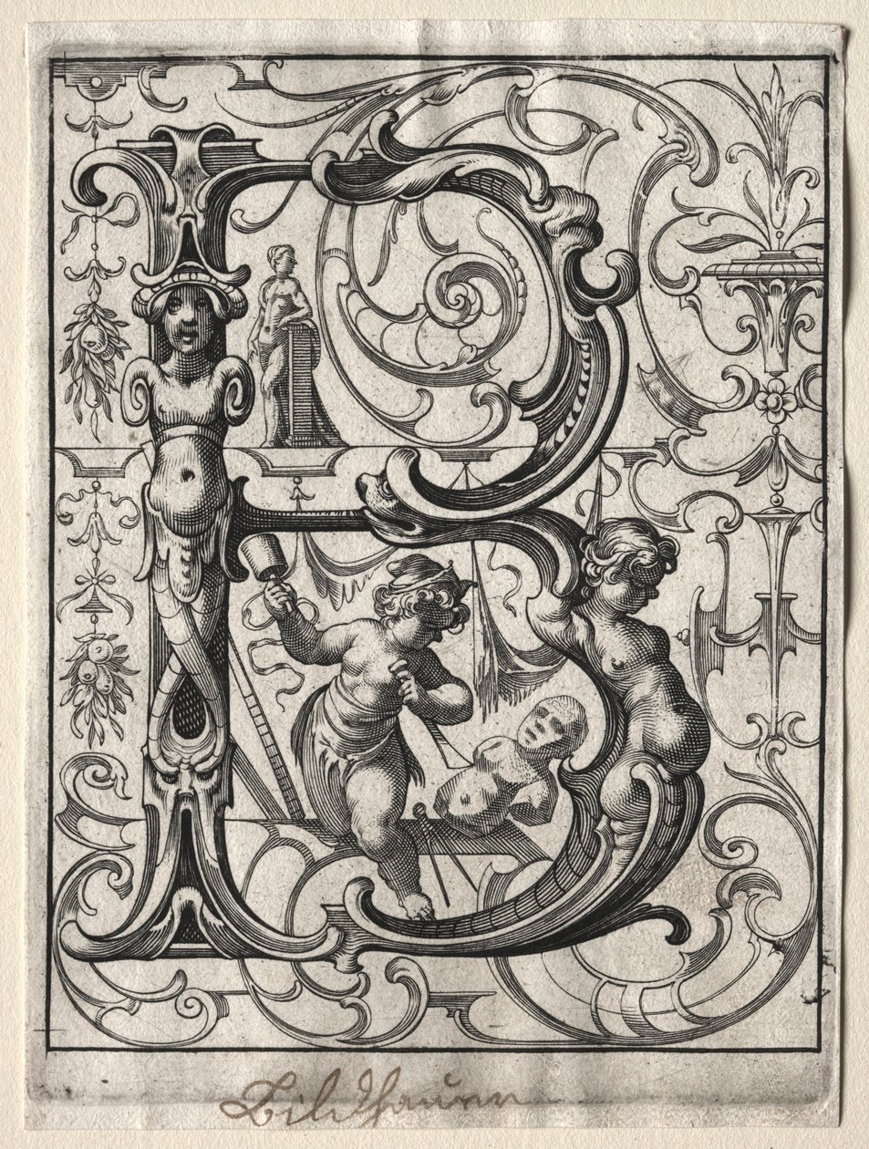 Neues ABC-Heft: B, 1627 von Lucas Kilian