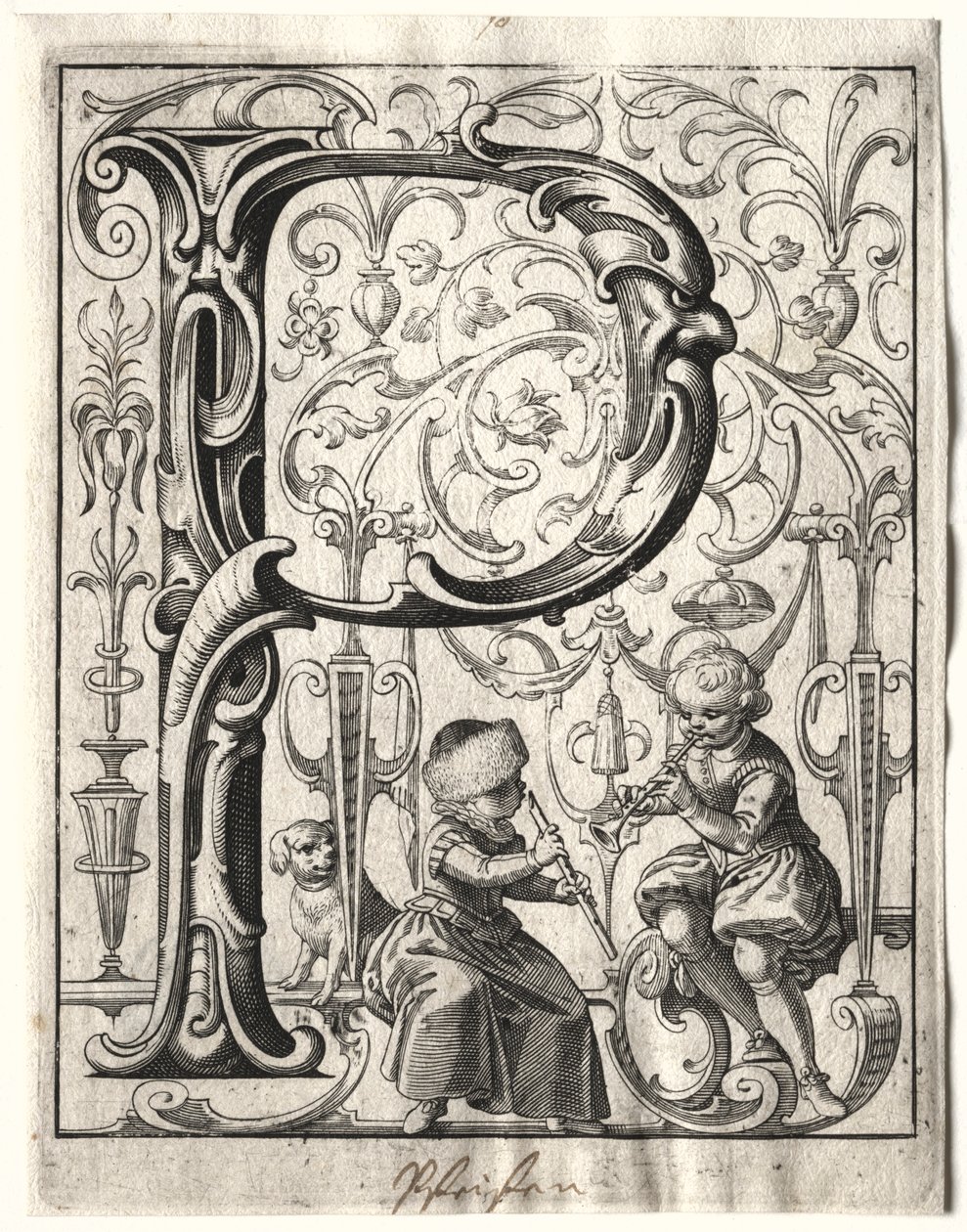 Neues ABC-Büchlein: P, 1627 von Lucas Kilian