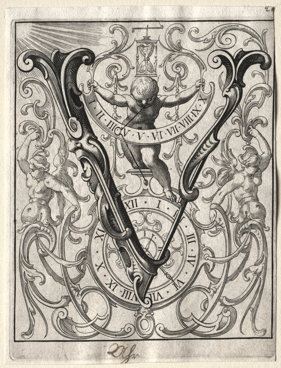 Neues ABC-Büchlein: V, 1627 von Lucas Kilian