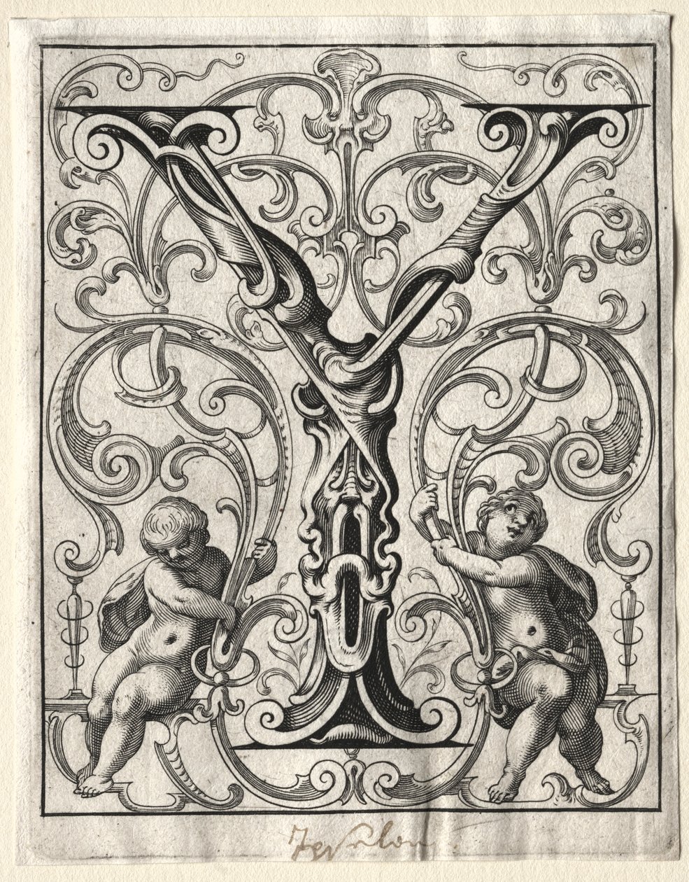 Neues ABC-Heft: Y, 1627 von Lucas Kilian