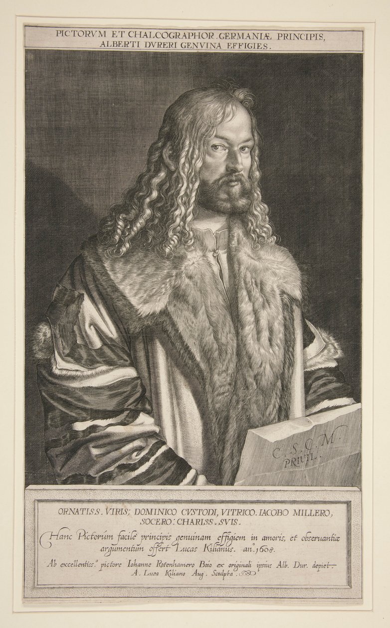 Porträt von Albrecht Dürer von Lucas Kilian