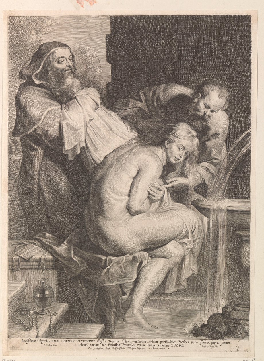 Susanna und die Ältesten von Lucas Vorsterman (I)