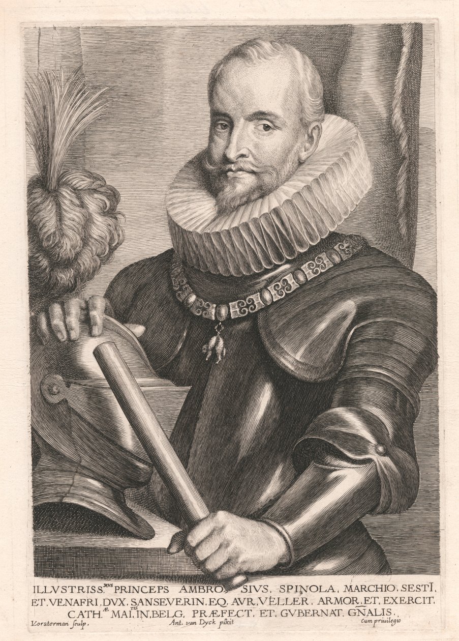 Illustrissmus Ambrosius Spinola, Marchio Sest I von Lucas Vorsterman