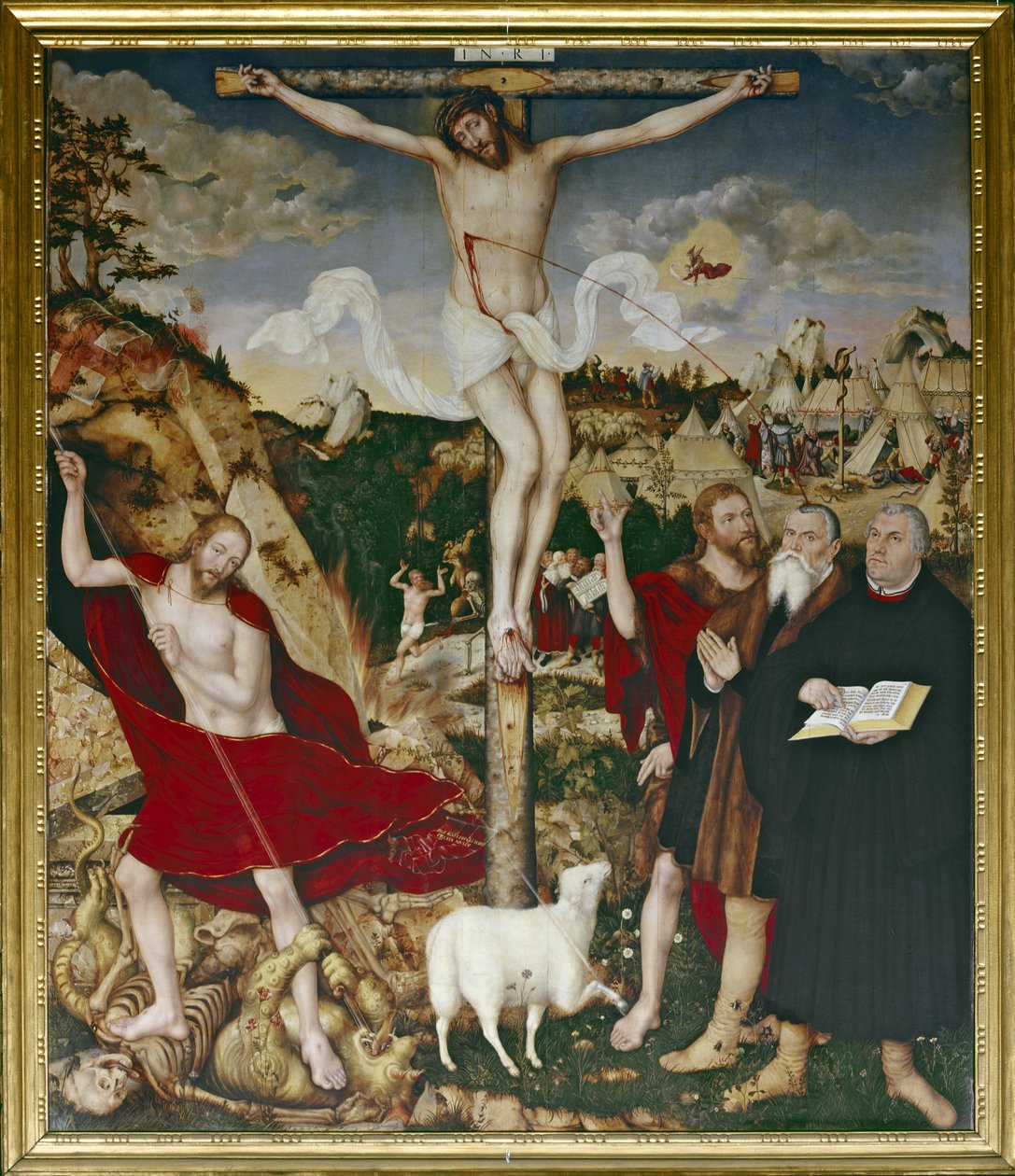 Christus am Kreuz von Lucas the Elder Cranach