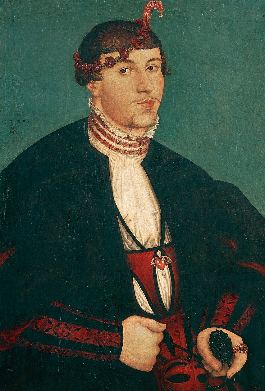 Porträt eines jungen Edelmanns von Lucas the Elder Cranach