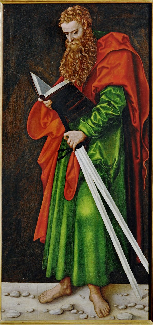 Sankt Paulus, Apostel von Lucas the Elder Cranach