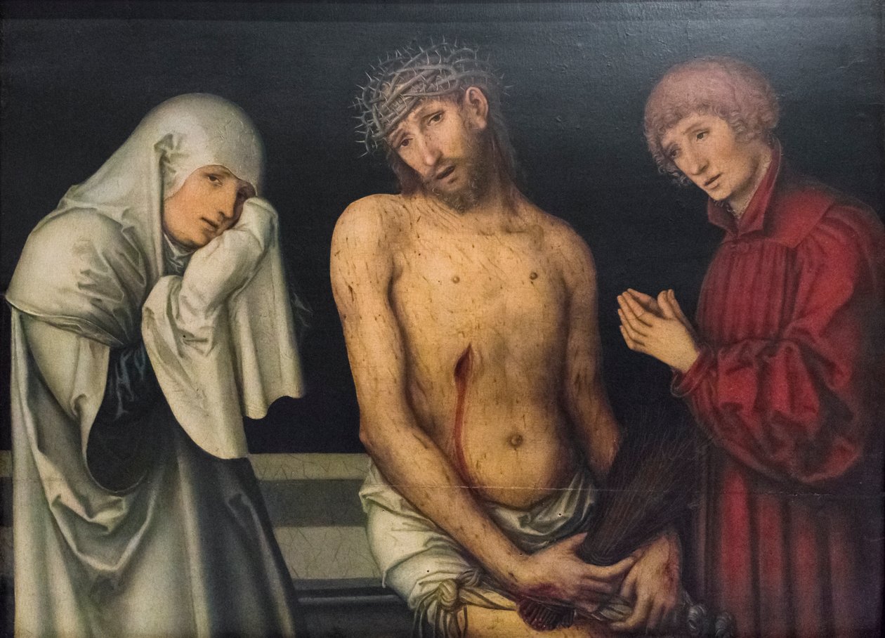 Pietà von Lucas the Elder or Hans (d.1537) Cranach