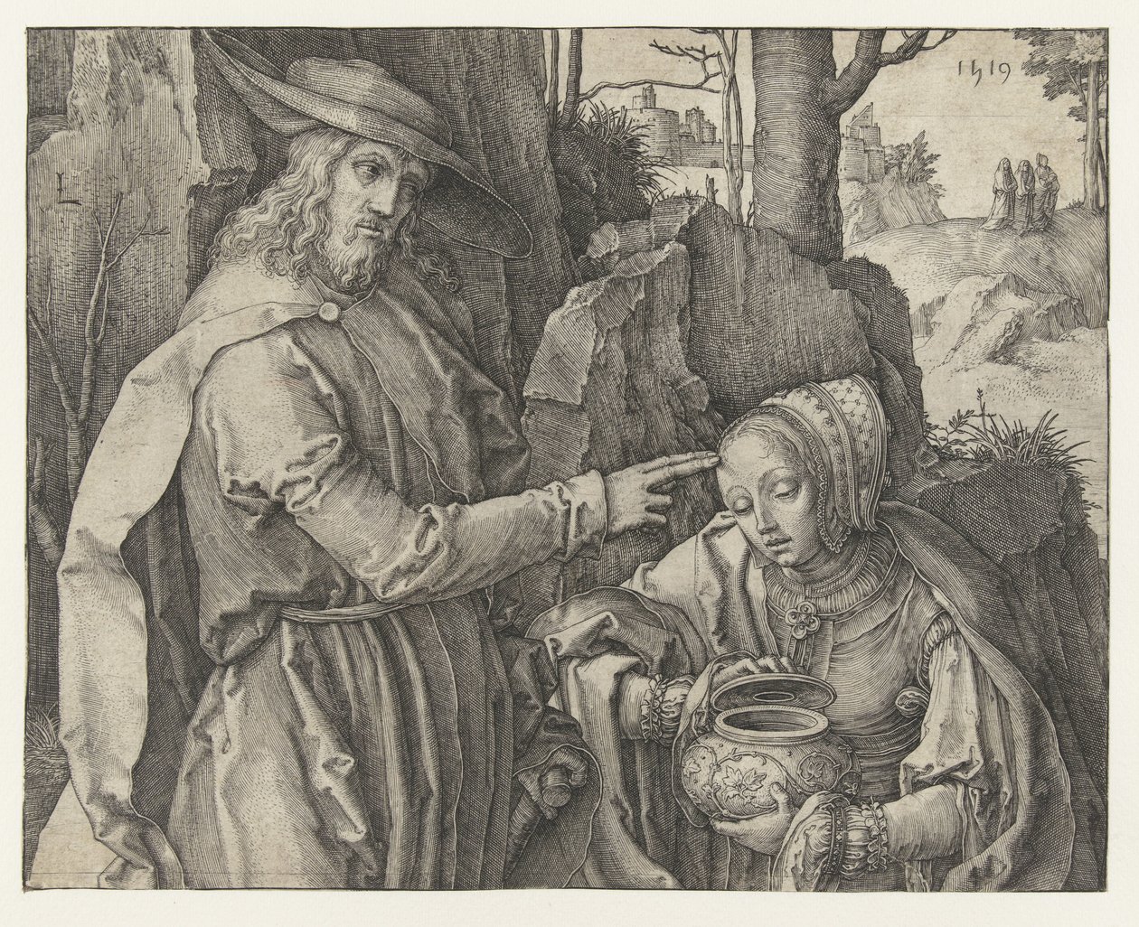 Christus erscheint Maria Magdalena von Lucas van Leyden