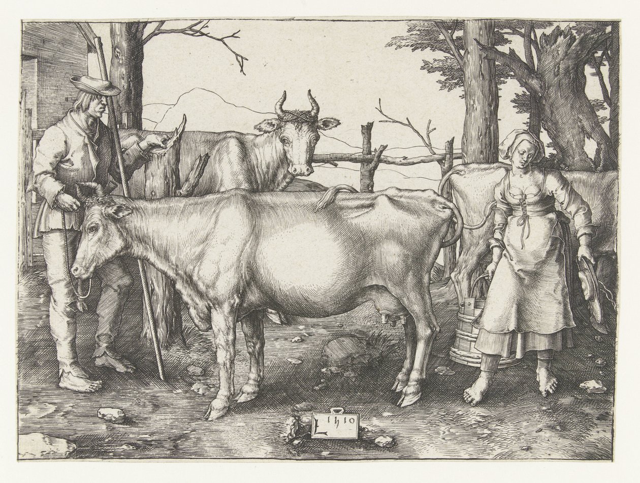 Das Milchmädchen von Lucas van Leyden