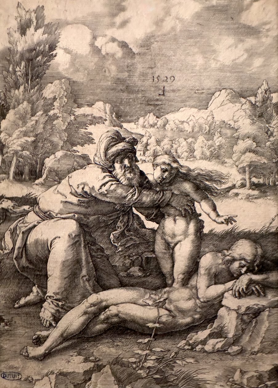 Die Erschaffung Evas von Lucas van Leyden