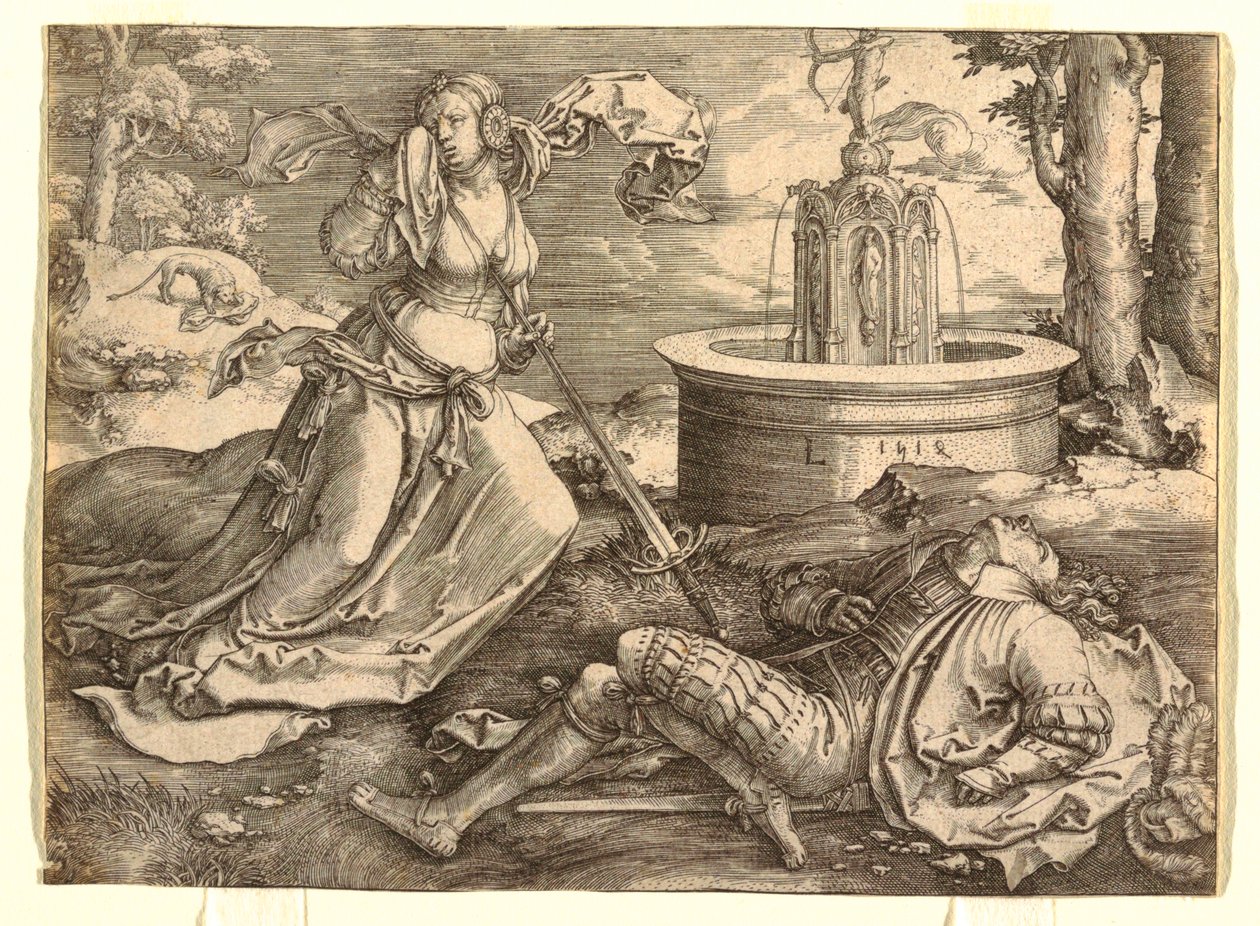 Pyramus und Thisbe von Lucas van Leyden