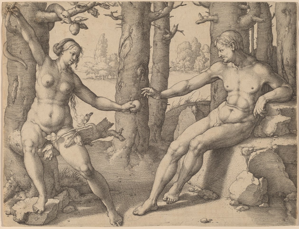 Der Sündenfall von Lucas van Leyden