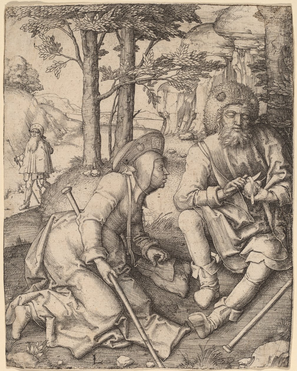 Die Pilger von Lucas van Leyden