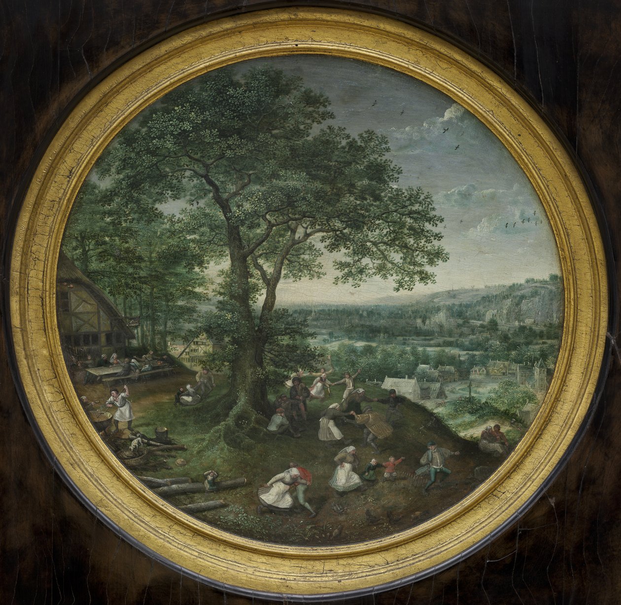 Bauern beim Feiern (Kirmes) von Lucas van Valckenborch