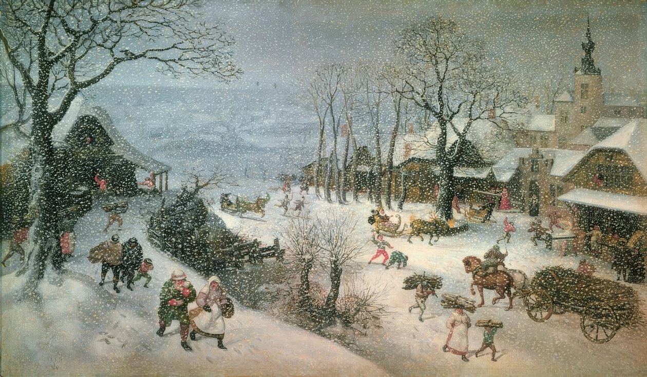 Winterlandschaft – Februar von Lucas van Valckenborch