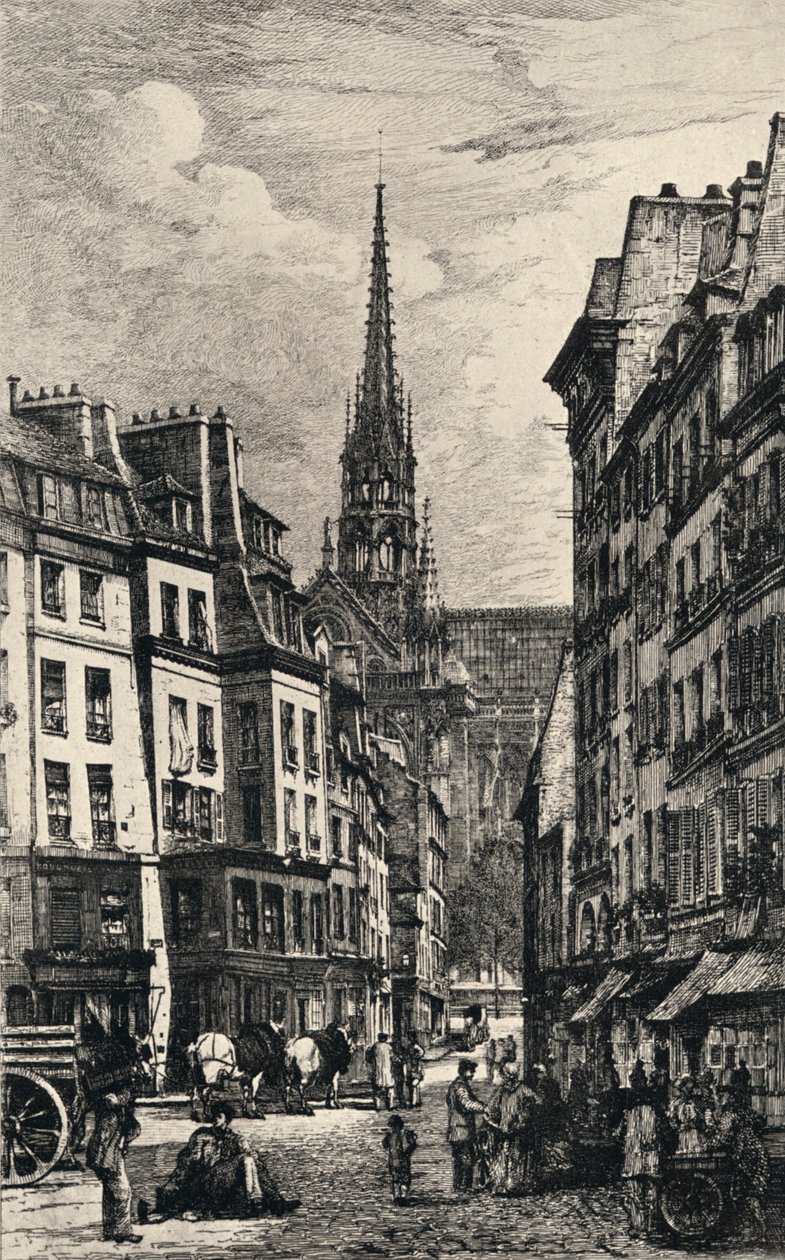 Place Maubert, 1915 von Lucien Gautier