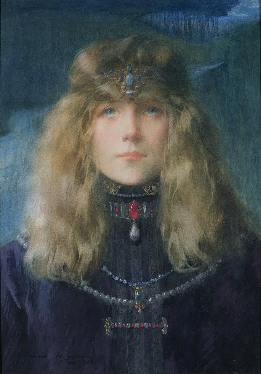 Junge Prinzessin von Lucien Guirand de Scevola