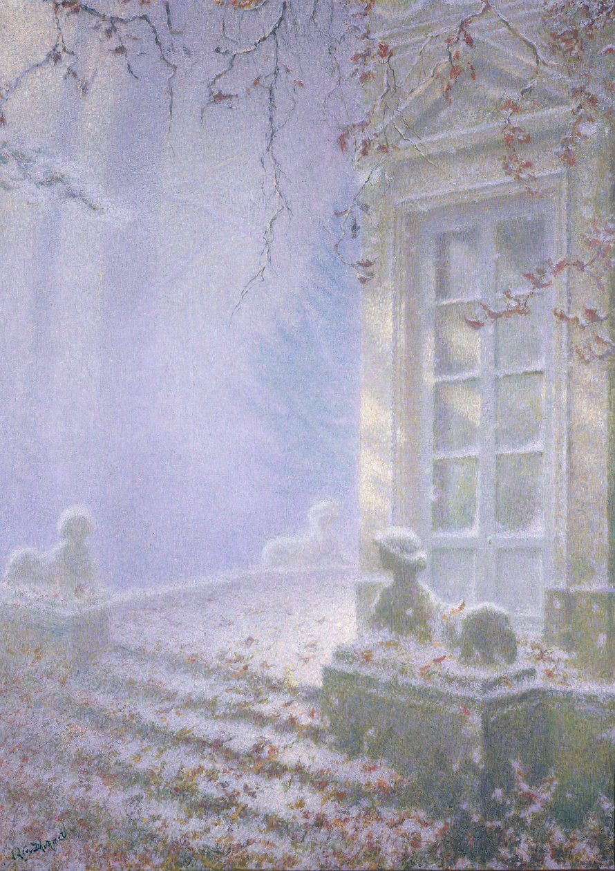 Winter, Petit Trianon von Lucien Levy Dhurmer