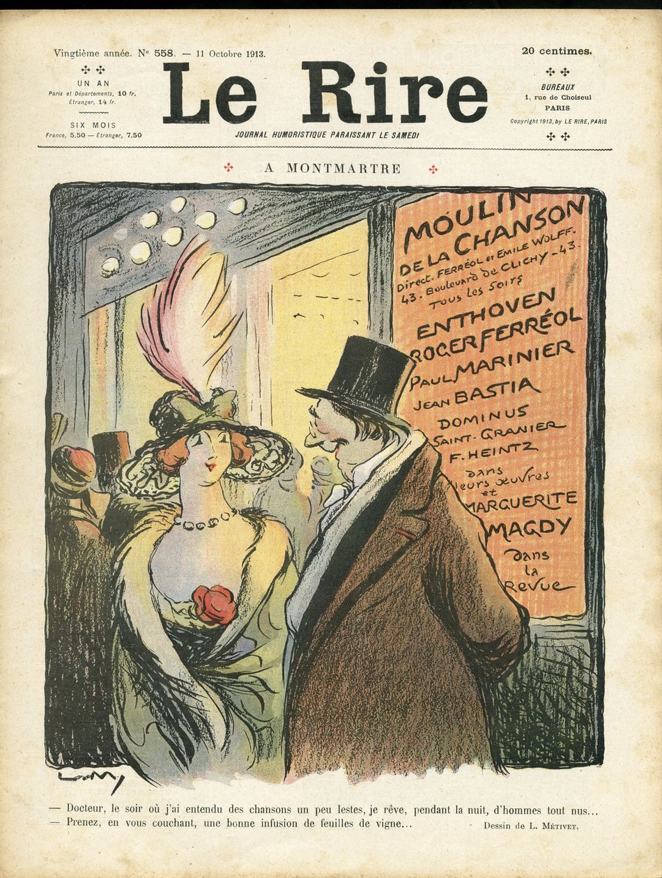 Titelbild von Le Rire von Lucien Metivet