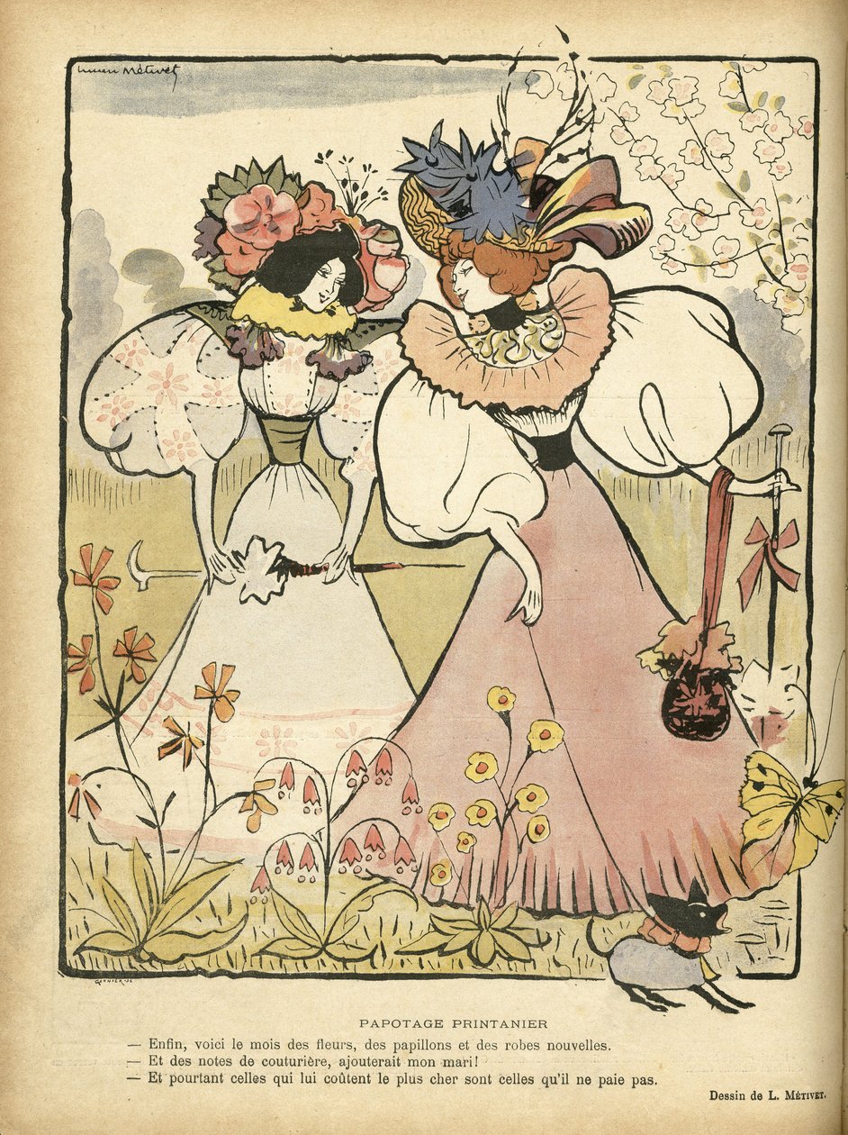 Illustration in Le Rire von Lucien Metivet