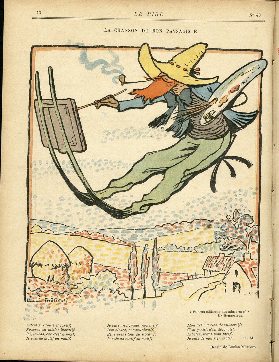 Illustration in Le Rire von Lucien Metivet