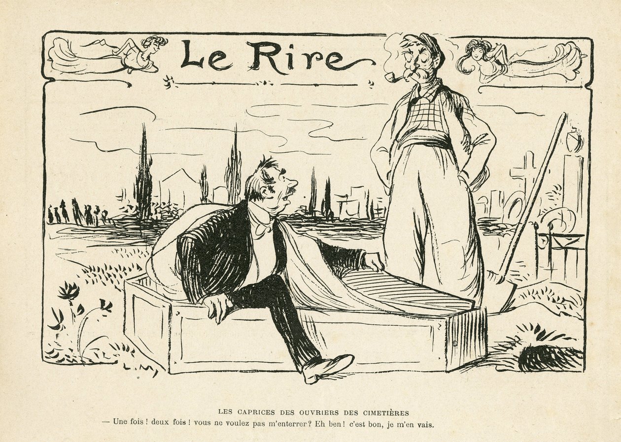 Illustration in Le Rire von Lucien Metivet