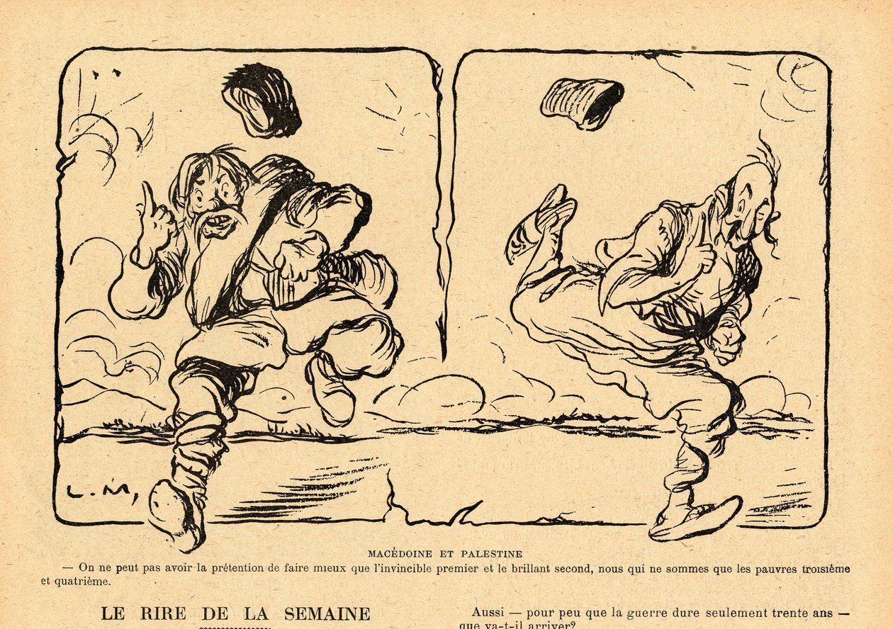 Le Rire rouge, Satirisch in Schwarz-Weiß von Lucien Metivet
